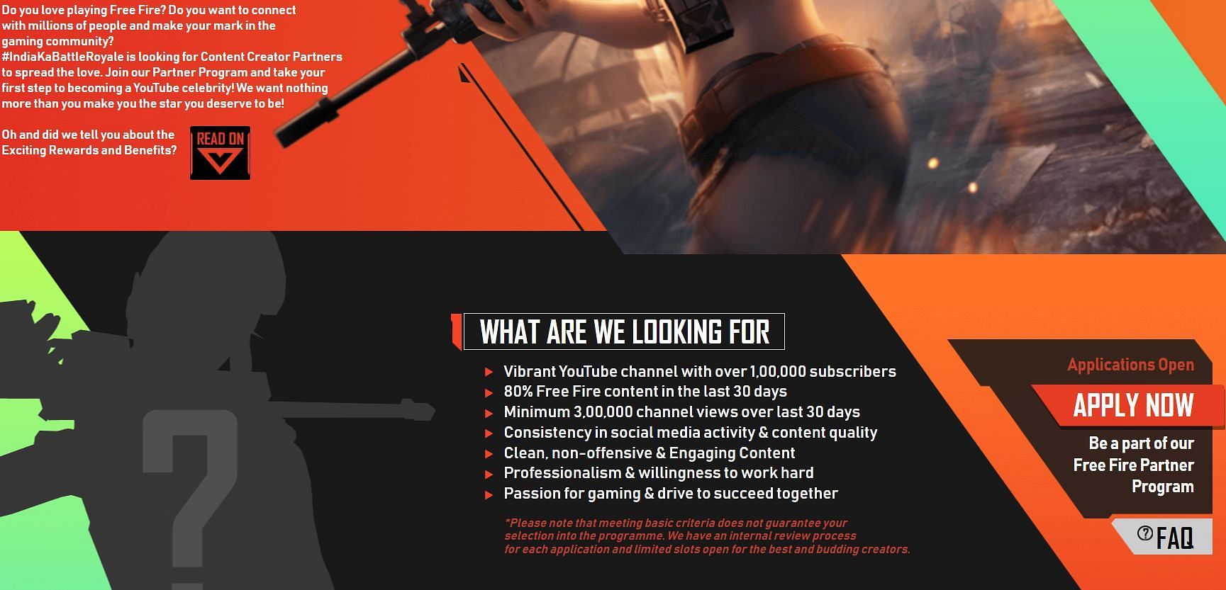 Requirements for the V-Badge (Image via Garena)